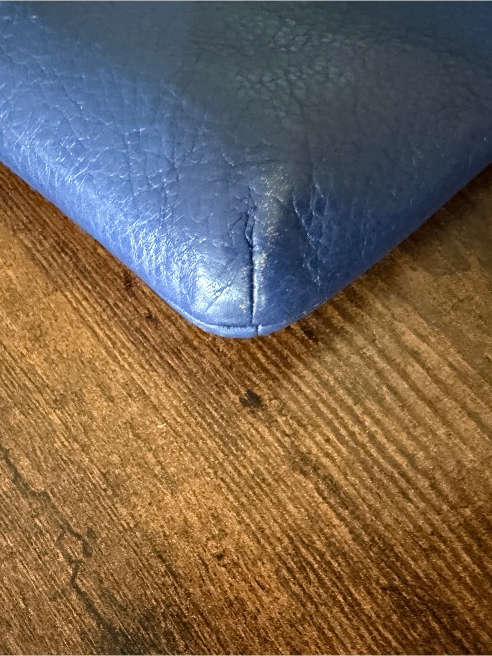 COACH Pebble Leather Crossbody in Royal Blue with Gold Hardware - Picture 4 of 11